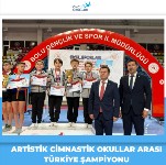 Türkiye Şampiyonları! Öğrencilerimiz Artistik Cimnastikte Zirveye Ulaştı 🏆🇹🇷