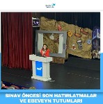 8. sınıf velilerimizle, “Sınav Öncesi Son Hatırlatmalar ve Ebeveyn Tutumları” seminerinde bir araya geldik.