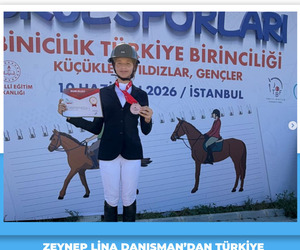 Zeynep Lina Danışman’dan Türkiye Üçüncülüğü Gururu