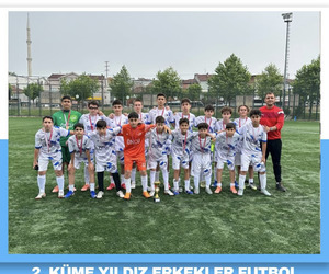 Okul sporları 2. Küme Yıldız Erkekler Futbol Müsabakaları’nda okul futbol takımımız 3. olmuştur.