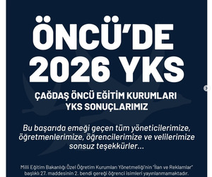 Öncü'de 2026 YKS