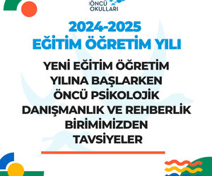 Çağdaş Öncü Okulları Rehberlik Birimi olarak en küçük turna kuşlarımız için okul zili çalmak üzere. 