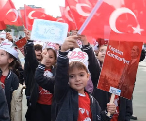 Cumhuriyet Yürüyüşümüzün her adımında Ata’mızın izindeyiz